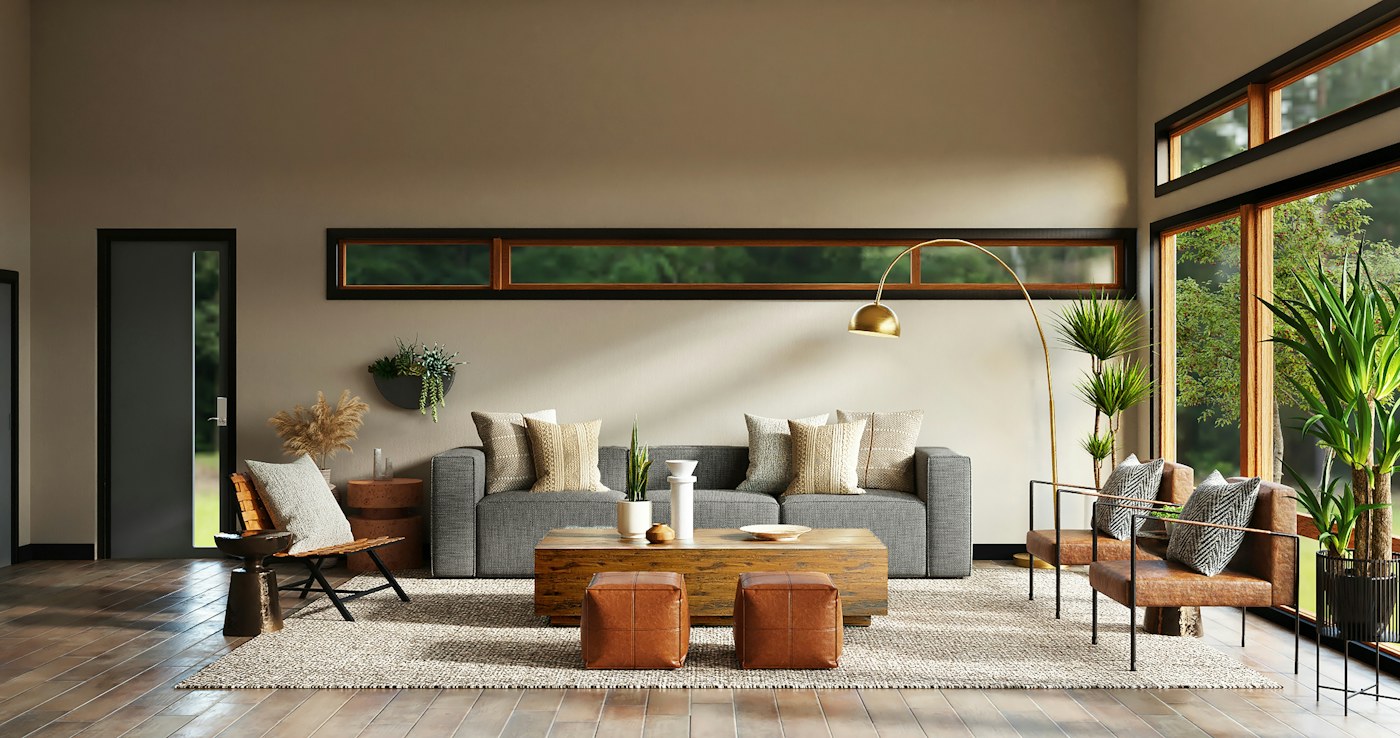 The Paddock House — illustrative house interior for Shelbyville, Kentucky